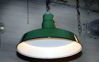 porcelain enameled light