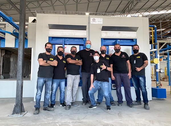 new furnace italia enameling furnace team